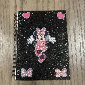 Minnie Mouse Glitter Notebook